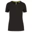 PA4013 rövid ujjú környakas Női sportpóló Proact, Black-XS
