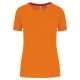 PA4013 rövid ujjú környakas Női sportpóló Proact, Fluorescent Orange-2XL