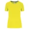 PA4013 rövid ujjú környakas Női sportpóló Proact, Fluorescent Yellow-S