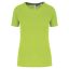 PA4013 rövid ujjú környakas Női sportpóló Proact, Lime-2XL
