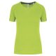 PA4013 rövid ujjú környakas Női sportpóló Proact, Lime-XS