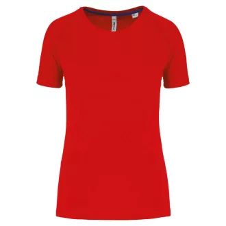   PA4013 rövid ujjú környakas Női sportpóló Proact, Red-XS
