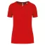 PA4013 rövid ujjú környakas Női sportpóló Proact, Red-XS