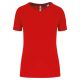 PA4013 rövid ujjú környakas Női sportpóló Proact, Red-XS