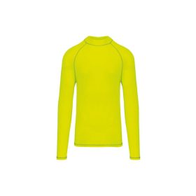   PA4017 hosszú ujjú férfi sportpóló UV védelemmel Proact, Fluorescent Yellow-XS