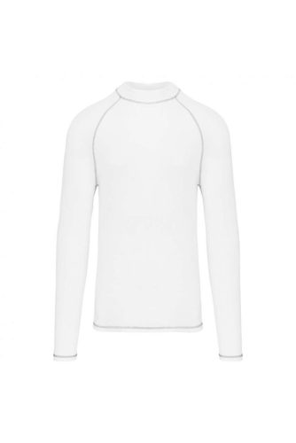 PA4017 hosszú ujjú férfi sportpóló UV védelemmel Proact, White-M