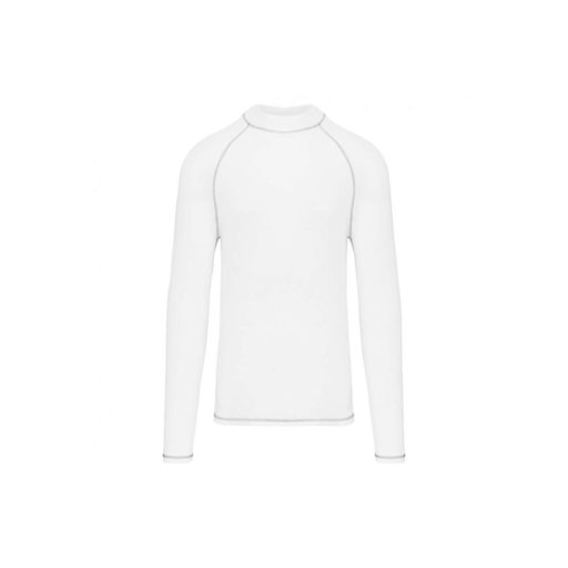 PA4017 hosszú ujjú férfi sportpóló UV védelemmel Proact, White-S