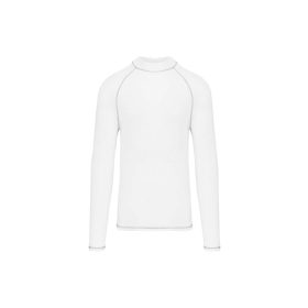   PA4017 hosszú ujjú férfi sportpóló UV védelemmel Proact, White-XS