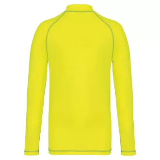   PA4018 gyerek hosszú ujjú sportpóló UV védelemmel Proact, Fluorescent Yellow-4/6