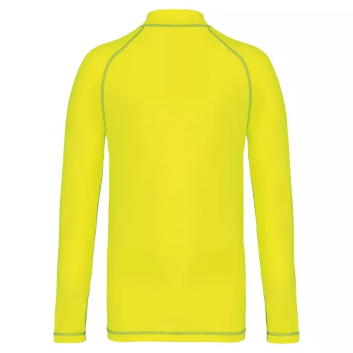 PA4018 gyerek hosszú ujjú sportpóló UV védelemmel Proact, Fluorescent Yellow-4/6