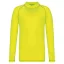 PA4018 gyerek hosszú ujjú sportpóló UV védelemmel Proact, Fluorescent Yellow-8/10
