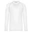 PA4018 gyerek hosszú ujjú sportpóló UV védelemmel Proact, White-12/14