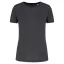 PA4021 rövid ujjú környakas Női triblend sportpóló Proact, Dark Grey Heather-2XL