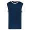 PA4023 kétszínű rövid ujjú környakas unisex sportpóló Proact, Sporty Navy/White-3XL