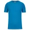 PA438 férfi környakas raglános rövid ujjú sportpóló Proact, Aqua Blue-XS