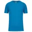 PA438 férfi környakas raglános rövid ujjú sportpóló Proact, Aqua Blue-XS