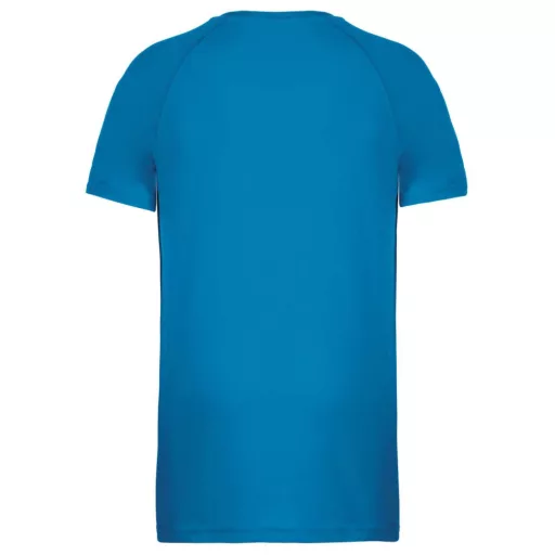 PA438 férfi környakas raglános rövid ujjú sportpóló Proact, Aqua Blue-XS