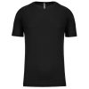 PA438 férfi környakas raglános rövid ujjú sportpóló Proact, Black-XS