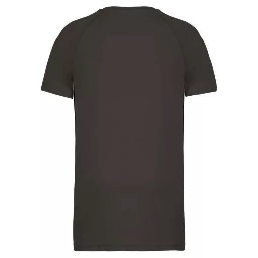 PA438 férfi környakas raglános rövid ujjú sportpóló Proact, Dark Grey-2XL