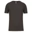 PA438 férfi környakas raglános rövid ujjú sportpóló Proact, Dark Grey-XS