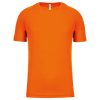 PA438 férfi környakas raglános rövid ujjú sportpóló Proact, Fluorescent Orange-XS