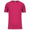 PA438 férfi környakas raglános rövid ujjú sportpóló Proact, Fuchsia-2XL