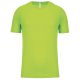 PA438 férfi környakas raglános rövid ujjú sportpóló Proact, Lime-3XL
