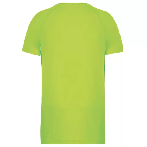 PA438 férfi környakas raglános rövid ujjú sportpóló Proact, Lime-XS