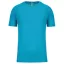 PA438 férfi környakas raglános rövid ujjú sportpóló Proact, Light Turquoise-M
