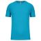 PA438 férfi környakas raglános rövid ujjú sportpóló Proact, Light Turquoise-XS