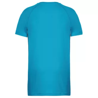   PA438 férfi környakas raglános rövid ujjú sportpóló Proact, Light Turquoise-XS