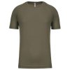 PA438 férfi környakas raglános rövid ujjú sportpóló Proact, Olive-2XL