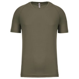  PA438 férfi környakas raglános rövid ujjú sportpóló Proact, Olive-3XL