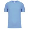 PA438 férfi környakas raglános rövid ujjú sportpóló Proact, Sky Blue-XS