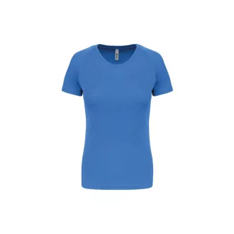   PA439 Női környakas raglános rövid ujjú sportpóló Proact, Aqua Blue-XS