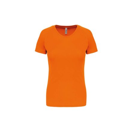 PA439 Női környakas raglános rövid ujjú sportpóló Proact, Fluorescent Orange-XL
