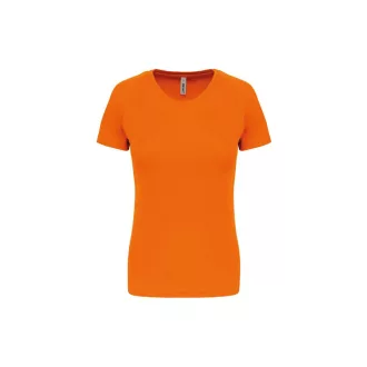   PA439 Női környakas raglános rövid ujjú sportpóló Proact, Fluorescent Orange-XS