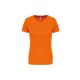 PA439 Női környakas raglános rövid ujjú sportpóló Proact, Fluorescent Orange-XS