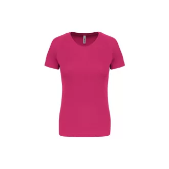   PA439 Női környakas raglános rövid ujjú sportpóló Proact, Fuchsia-XS