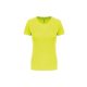 PA439 Női környakas raglános rövid ujjú sportpóló Proact, Fluorescent Yellow-M