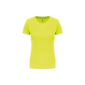   PA439 Női környakas raglános rövid ujjú sportpóló Proact, Fluorescent Yellow-S