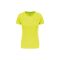 PA439 Női környakas raglános rövid ujjú sportpóló Proact, Fluorescent Yellow-XS