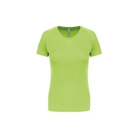   PA439 Női környakas raglános rövid ujjú sportpóló Proact, Lime-XL