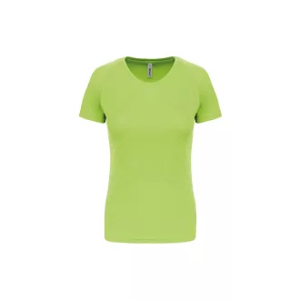   PA439 Női környakas raglános rövid ujjú sportpóló Proact, Lime-XL