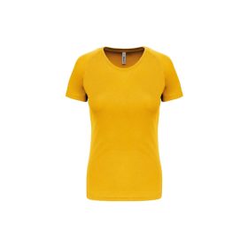   PA439 Női környakas raglános rövid ujjú sportpóló Proact, True Yellow-XS