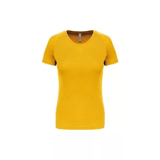   PA439 Női környakas raglános rövid ujjú sportpóló Proact, True Yellow-XS