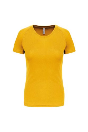 PA439 Női környakas raglános rövid ujjú sportpóló Proact, True Yellow-XS