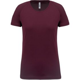   PA439 Női környakas raglános rövid ujjú sportpóló Proact, Wine-2XL