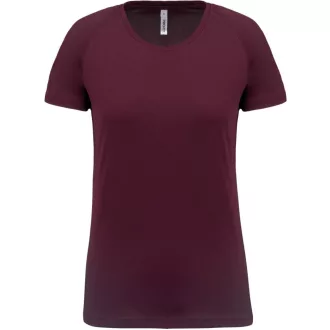   PA439 Női környakas raglános rövid ujjú sportpóló Proact, Wine-2XL
