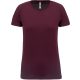 PA439 Női környakas raglános rövid ujjú sportpóló Proact, Wine-2XL